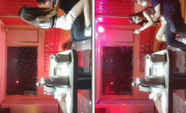 【探花炮哥】，全网商K偷拍独家，选妃一排美女，175cm高挑妹子，灯红酒绿下裸体相见交合.