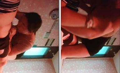 【老王探花】，专攻SPA店，尝试勾搭技师，熟女口交技术不错，加钱屈服，后入插逼淫水多