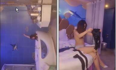 極品國模拍攝現場,妹子清純甜美,拍完寫真就和攝影師在拍攝地啪啪,攝影師真幸福