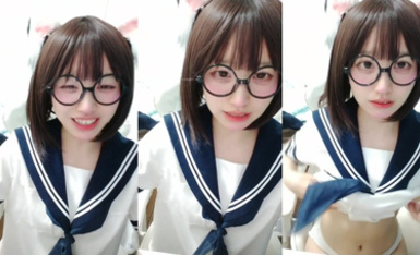 二次元高顏值校花嫩妹 是眼睛娘 (5)