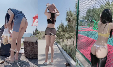 極限露出網紅@淺淺(Gi9zA) 尺度私拍視圖合集（2）