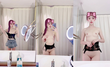 顏值身材天花板，超級品小母狗〖娜娜愛之屋〗自我調教，粉嫩小菊花戴上兔尾巴，絲襪大長腿 誘惑滿滿 (3)