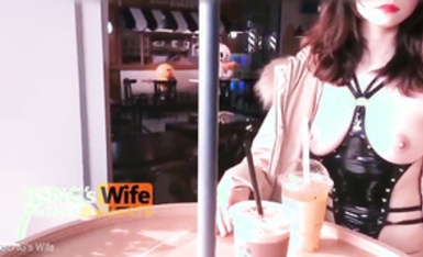 推特極品長腿大奶NTR綠帽淫妻控【阿崩】最新會員福利流出，各種公共場合露出約炮單男4P合集（2）