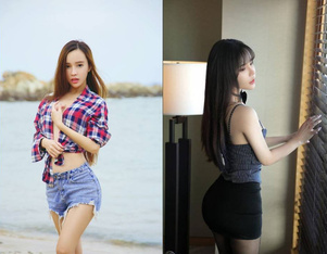 12月最新頂推，對白淫盪，秀人網極品女神【艾小青】劇情私拍，亞太負責人女經理談業務勾引客戶啪啪，道具肉棒全程騷叫不停 (2)