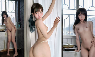 攝影大咖【山野村夫】御用模特，推特頂級高顏女神【廣深蝦醬】露臉私拍完整集，打炮自慰清純外表下如此反差（2）