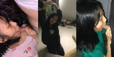 屌絲女神有錢人小母狗！顏值在線清高拜金露臉美女大學生被金主包養，日常各種不雅性愛自拍流出 (1)