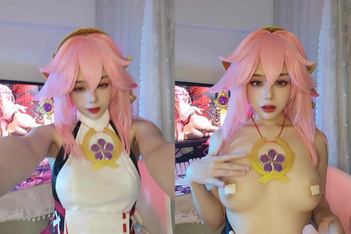 最新10月收費精品！極品二次元COSER女菩薩【九言】價值千元9套視圖作品，肛塞乳夾推油，若隱若現的誘惑