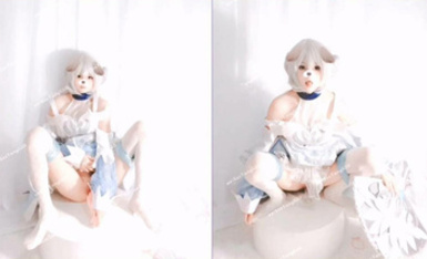 超極品合法卡哇伊福利女神【小池理奈】cos小喬皮膚天鵝之夢 對鏡插嫩逼 微露臉，清純唯美小仙女 (2)