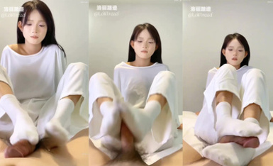 【洛麗踏跡_LoliTre2d】第一視角體驗精神小妹白襪足交