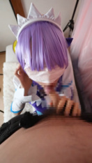 Cos Anime Purple Hair 【nonon828892】