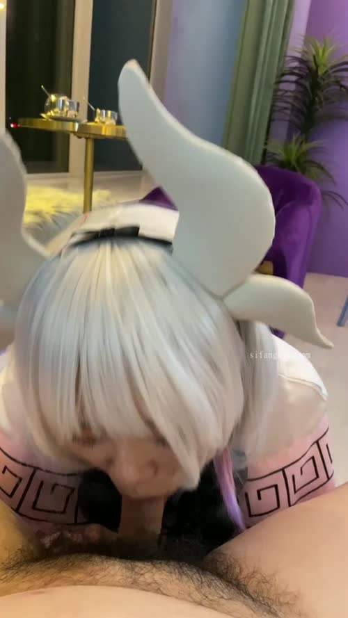 漂亮女友喵喵COS卡姆依龙女仆 跪舔深喉 无套猛烈抽插 呻吟内射女友精致浪穴 高清720P原版